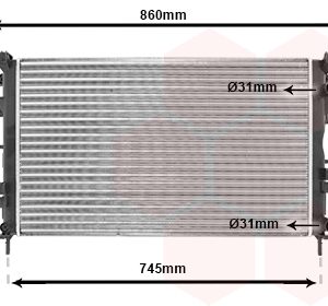 Radiator racire motor VAN WEZEL 43002290 – RENAULT | AutoRival
