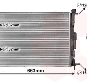 Radiator racire motor VAN WEZEL 43002307 – RENAULT | AutoRival