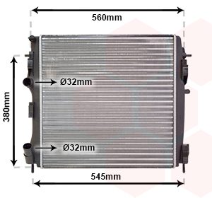 Radiator racire motor VAN WEZEL 43002309 – RENAULT | AutoRival