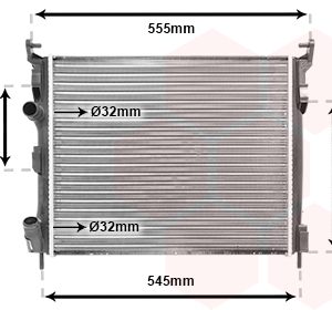 Radiator racire motor VAN WEZEL 43002326 – RENAULT | AutoRival