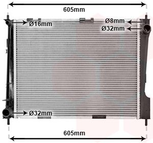 Radiator racire motor VAN WEZEL 43002371 – RENAULT | AutoRival