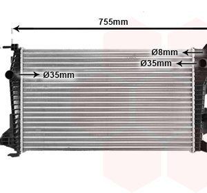 Radiator racire motor VAN WEZEL 43002460 – RENAULT | AutoRival