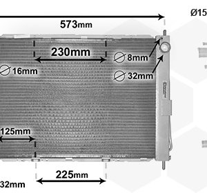 Radiator racire motor VAN WEZEL 4300M405 – RENAULT | AutoRival