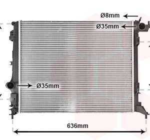 Radiator racire motor VAN WEZEL 43012711 – RENAULT | AutoRival
