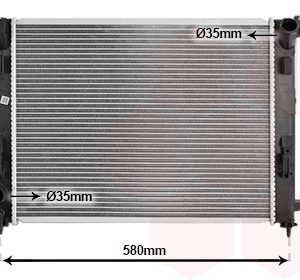 Radiator racire motor VAN WEZEL 43012712 – RENAULT | AutoRival