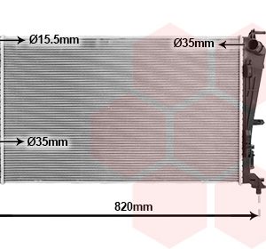 Radiator racire motor VAN WEZEL 43012715 – RENAULT | AutoRival
