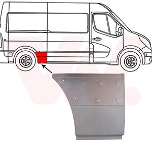 Panou lateral VAN WEZEL 4388142 – RENAULT | AutoRival