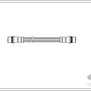 Furtun frana CORTECO 19018175 – RENAULT | AutoRival
