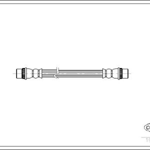 Furtun frana CORTECO 19019978 – RENAULT | AutoRival