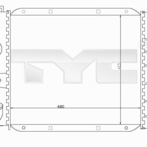 Radiator racire motor TYC 728-0008-R – RENAULT | AutoRival