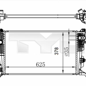 Radiator racire motor TYC 728-0065-R – RENAULT | AutoRival