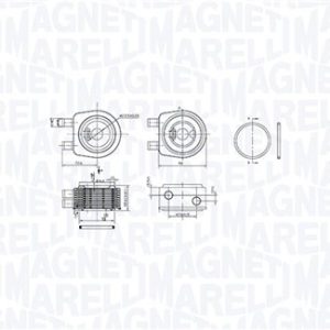 Radiator ulei motor MAGNETI MARELLI 350300001900 – RENAULT | AutoRival