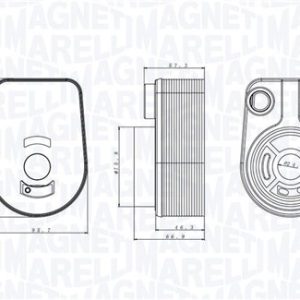 Radiator ulei motor MAGNETI MARELLI 350300002800 – RENAULT | AutoRival