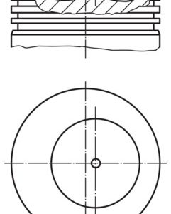 Piston MAHLE ORIGINAL 009 07 00 – RENAULT | AutoRival
