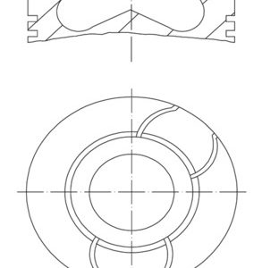 Piston MAHLE ORIGINAL 021 PI 00124 002 – RENAULT | AutoRival
