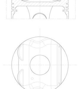 Piston MAHLE ORIGINAL 021 PI 00133 000 – RENAULT | AutoRival