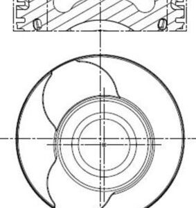 Piston MAHLE ORIGINAL 022 01 01 – RENAULT | AutoRival