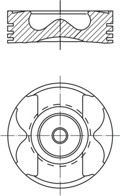 Piston MAHLE ORIGINAL 022 26 01 – RENAULT | AutoRival