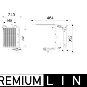 Generator de caldura incalzire habitaclu MAHLE ORIGINAL AHE 3 000P – RENAULT | AutoRival