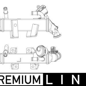 Radiator recirculare gaze de esapament MAHLE ORIGINAL CE 19 000P – RENAULT | AutoRival