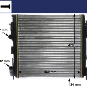 Radiator racire motor MAHLE ORIGINAL CR 1506 000S – RENAULT | AutoRival