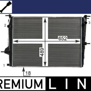 Radiator racire motor MAHLE ORIGINAL CR 23 000P – RENAULT | AutoRival