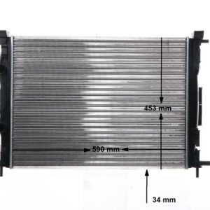 Radiator racire motor MAHLE ORIGINAL CR 41 000S – RENAULT | AutoRival