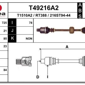 Planetara EAI T49216A2 – RENAULT | AutoRival