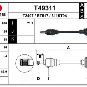 Planetara EAI T49311 – RENAULT | AutoRival