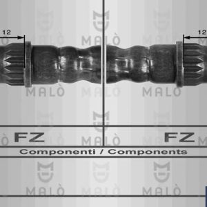 Furtun frana MALO 8501 – RENAULT | AutoRival