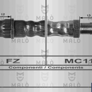 Furtun frana MALO 8640 – RENAULT | AutoRival