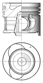 Piston KOLBENSCHMIDT 41813600 – RENAULT | AutoRival