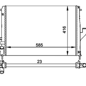 Radiator racire motor E-KRAFT 1924001198 – RENAULT | AutoRival