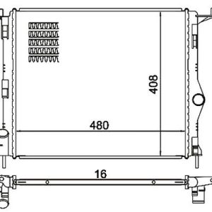 Radiator racire motor E-KRAFT 1924001205 – RENAULT | AutoRival