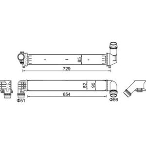 Intercooler compresor E-KRAFT 1924004262 – RENAULT | AutoRival