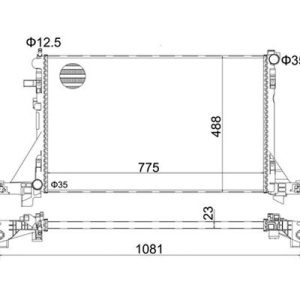 Radiator racire motor E-KRAFT 7924001051 – RENAULT | AutoRival