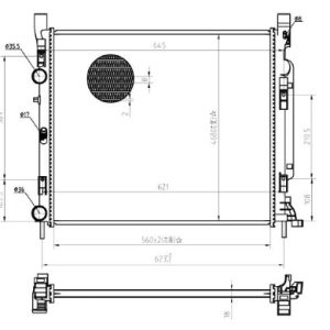 Radiator racire motor MTR 13054492 – RENAULT | AutoRival