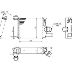 Intercooler compresor QWP WIC176 – RENAULT | AutoRival