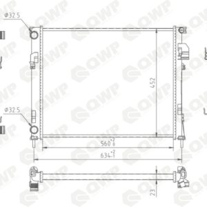 Radiator racire motor QWP WRA149 – RENAULT | AutoRival