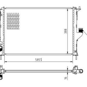 Radiator racire motor QWP WRA229 – RENAULT | AutoRival