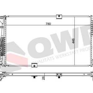 Radiator racire motor QWP WRA389 – RENAULT | AutoRival