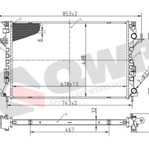 Radiator racire motor QWP WRA516 – RENAULT | AutoRival