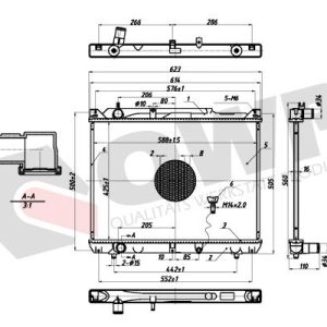 Radiator racire motor QWP WRA519 – RENAULT | AutoRival