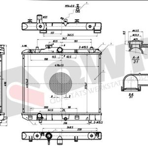 Radiator racire motor QWP WRA520 – RENAULT | AutoRival