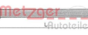 Furtun frana METZGER 4112136