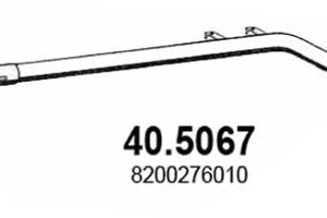 Racord evacuare ASSO 40.5067 – RENAULT | AutoRival
