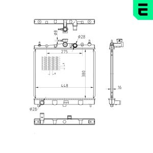 Radiator racire motor ERA 673571 – RENAULT | AutoRival