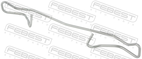 Arc placuta frana SKODA ROOMSTER Praktik (5J) 1.2 TDI diesel 75 cai FEBEST 0303-001