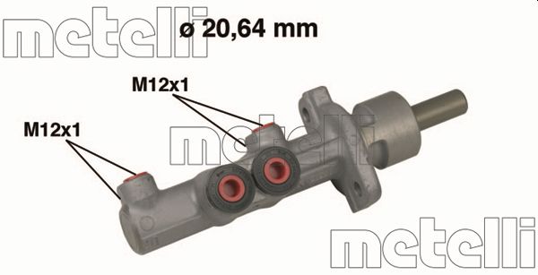 Pompa centrala frana SKODA ROOMSTER Praktik (5J) 1.2 TSI benzina 86 cai METELLI 05-0493