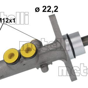 Pompa centrala frana SKODA RAPID (NH3, NK3, NK6) 1.6 benzina 105 cai METELLI 05-1186